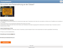 Tablet Screenshot of ferienwohnung-in-travemuende.com